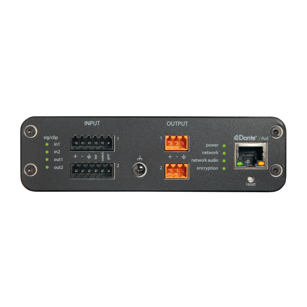 Shure ANI22 Dante Audio Network Interface for Line/Mic Signals