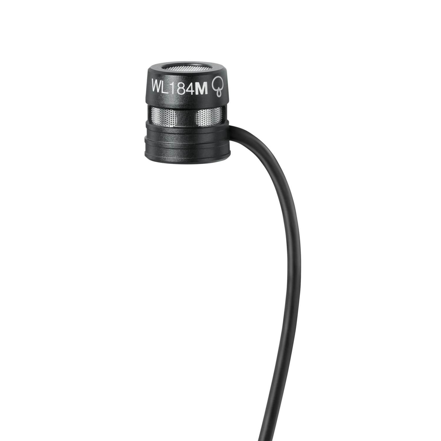 Shure WL184M Low-Profile Supercardioid Lavalier Microphone for Clear Speech and Presentations
