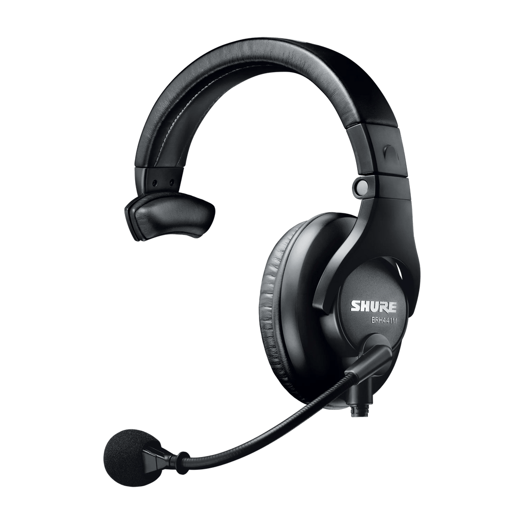 Shure BRH441M-LC Professional Single-Sided Intercom Headset with Dynamic Mic