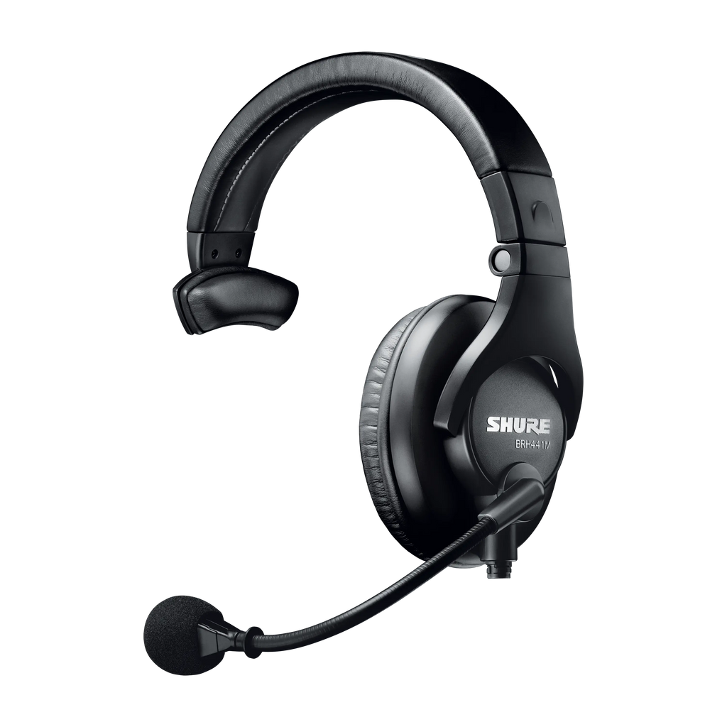 Shure BRH31M Single-Sided Broadcast Headset, Clear Vocal Reproduction, Lightweight, Comfortable
