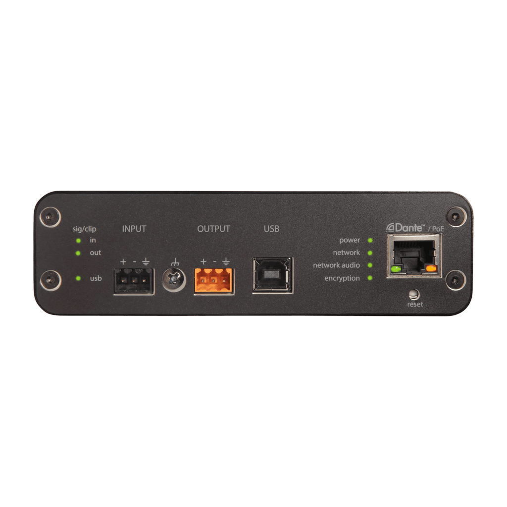 Shure ANIUSB-MATRIX Dante Audio Network Interface for Flexible Conferencing Mixing