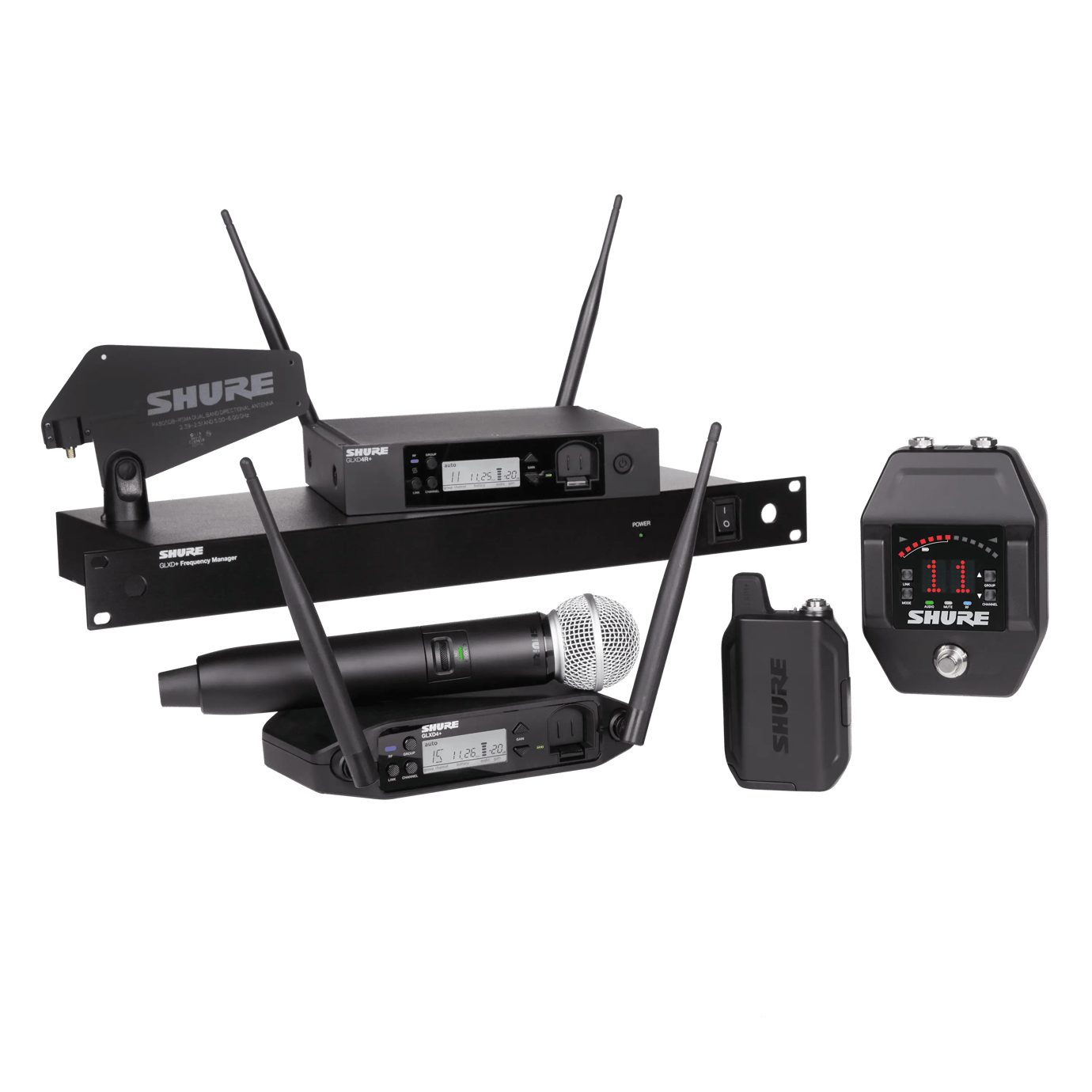 Shure GLX-D+ Dual Band Digital Wireless System for Musicians and Presenters