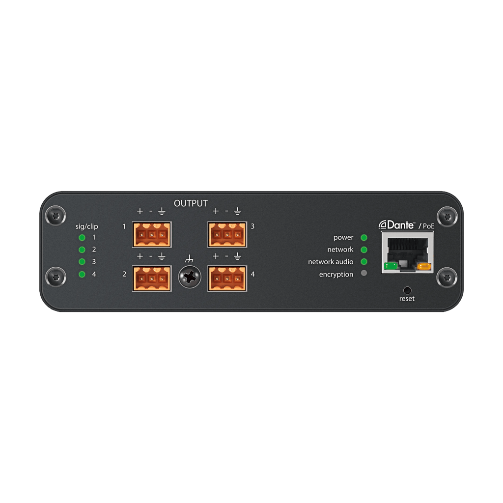 Shure ANI4OUT Dante Digital Audio Network Interface with 4 Analog Outputs