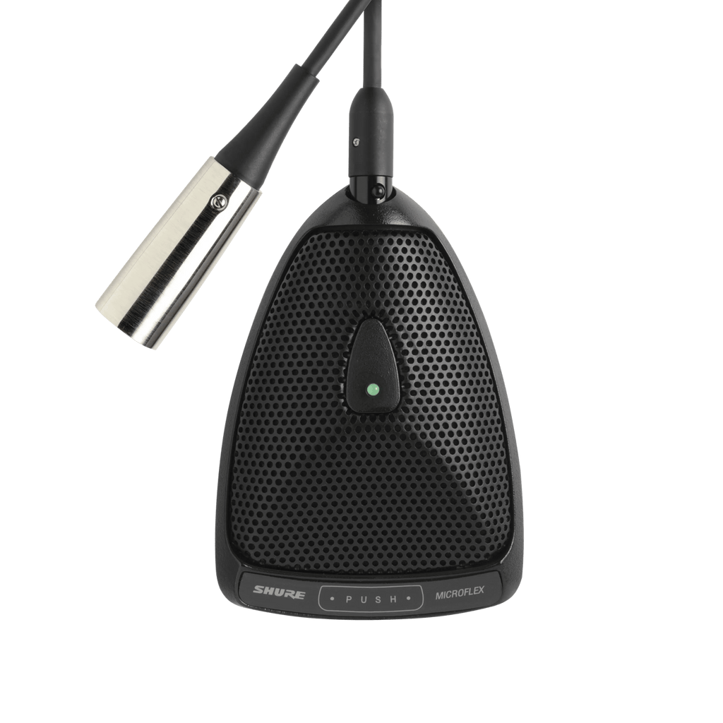 Shure MX393 Microflex Professional Boundary Microphone with Interchangeable Condenser Capsule