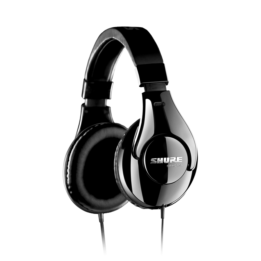 Shure SRH240A Professional Over-Ear Studio Headphones with Neodymium Drivers