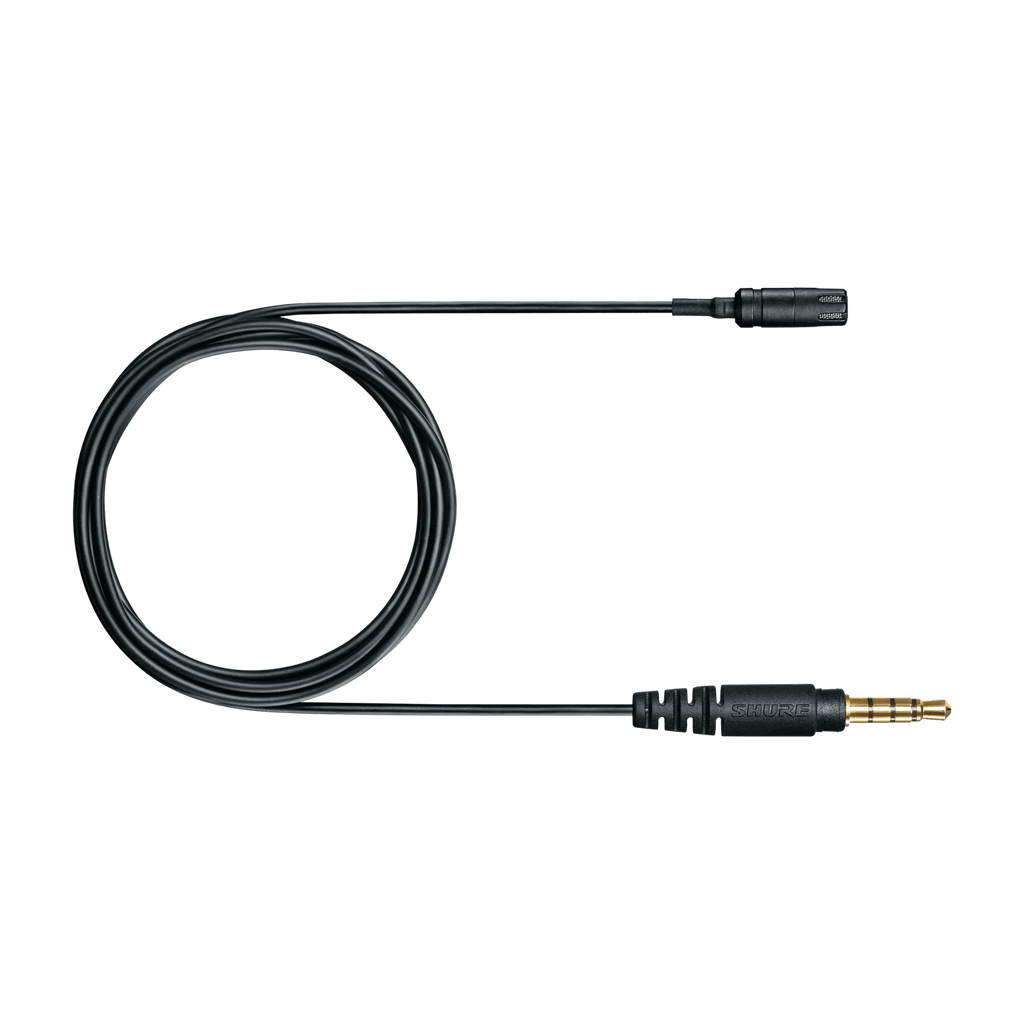 Shure MVL Omnidirectional Condenser Lavalier Microphone for Smartphones and Tablets