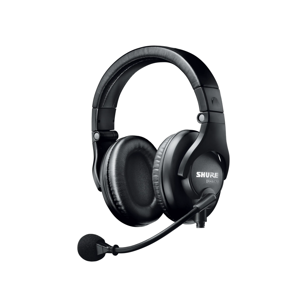 Shure BRH31M Single-Sided Broadcast Headset, Clear Vocal Reproduction, Lightweight, Comfortable