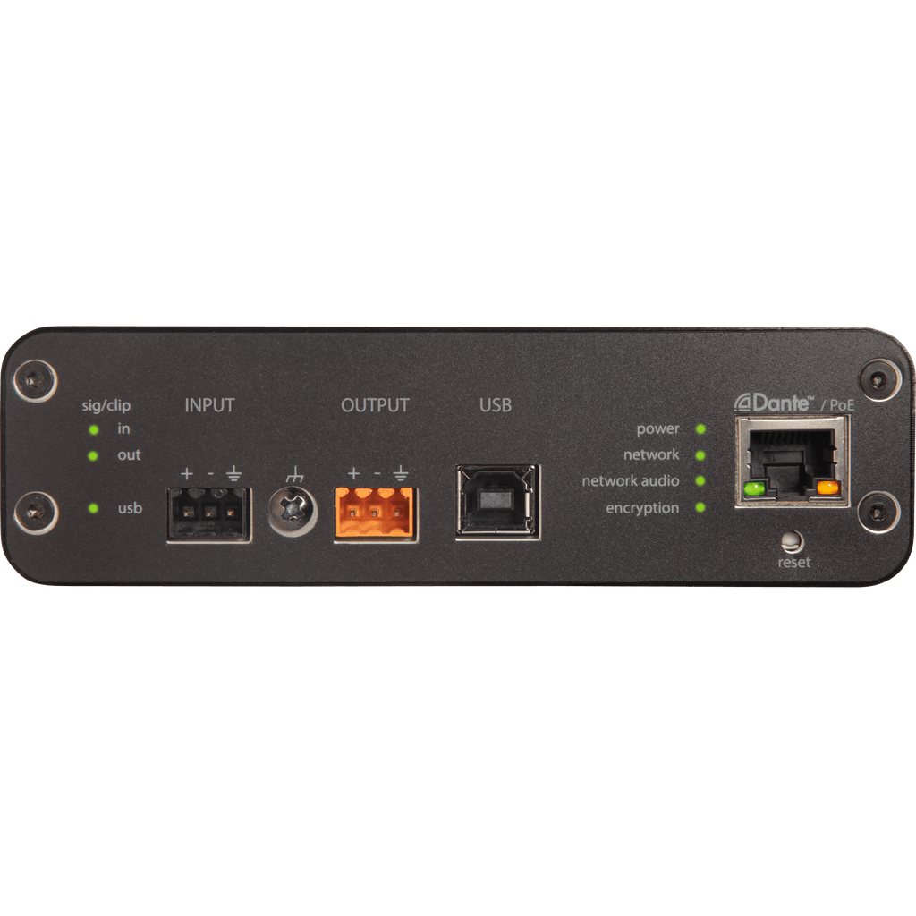 Shure ANIUSB-MATRIX Dante Audio Network Interface for Flexible Conferencing Mixing