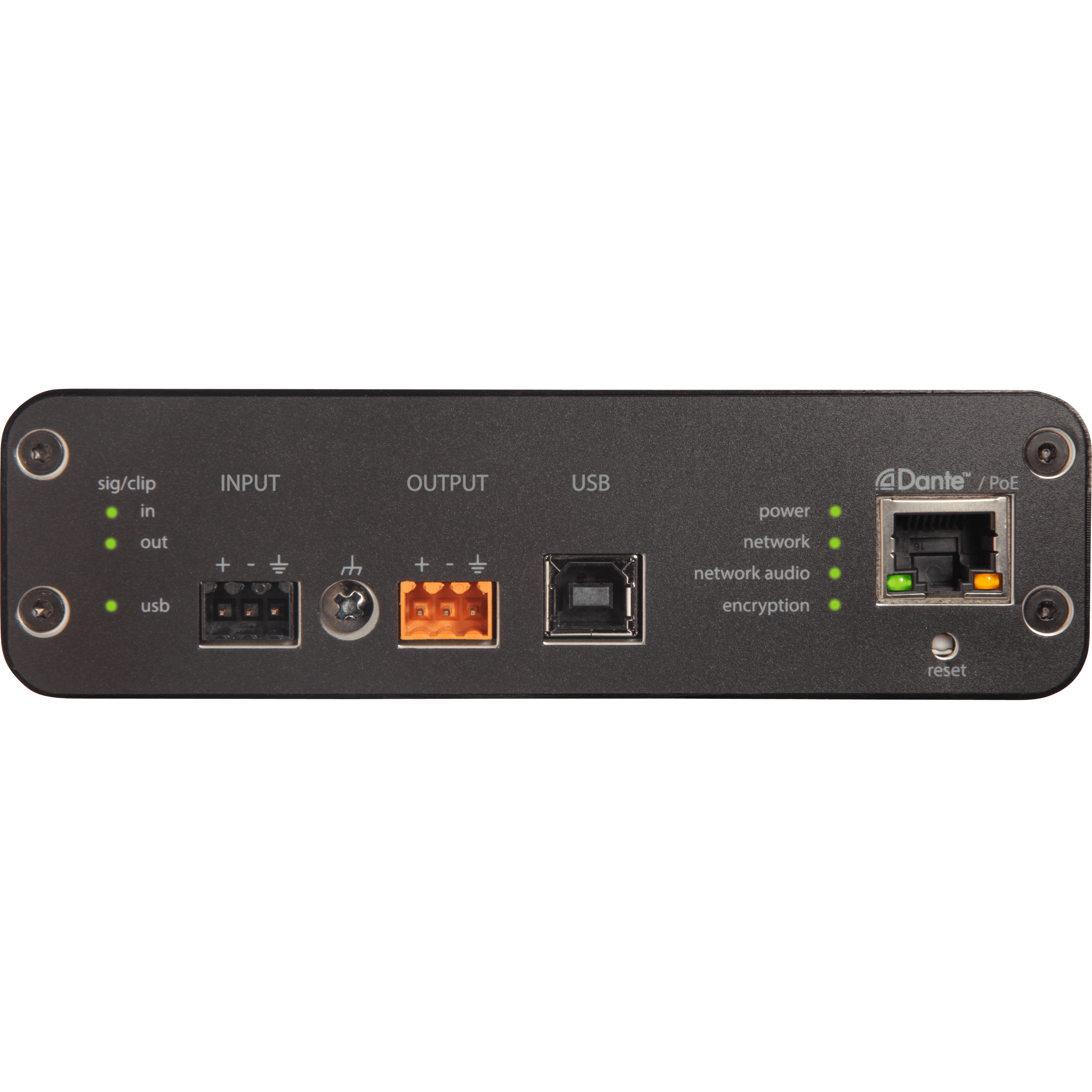 Shure ANIUSB-MATRIX Dante Audio Network Interface for Flexible Conferencing Mixing