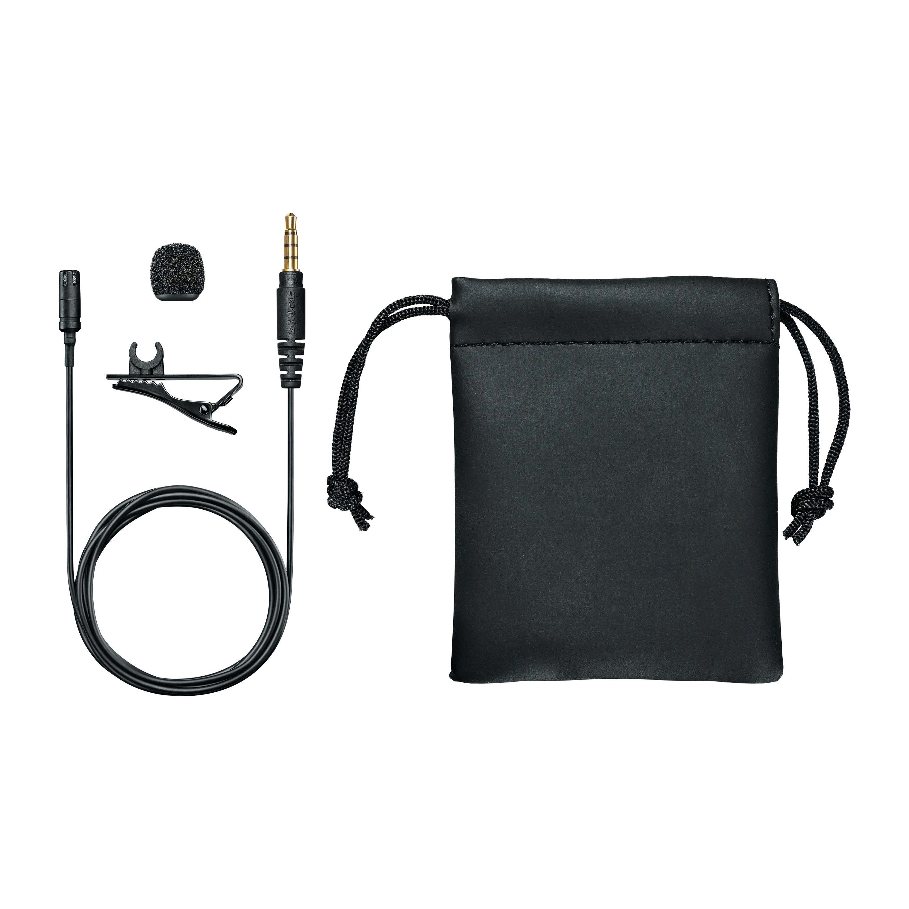 Shure MVL Omnidirectional Condenser Lavalier Microphone for Smartphones and Tablets