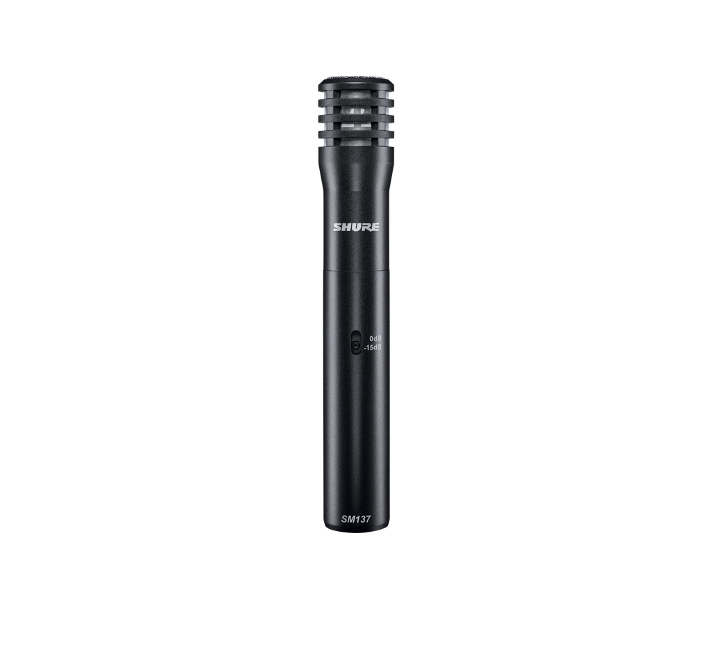 Shure SM137 Professional Instrument Condenser Microphone for Studio and Stage