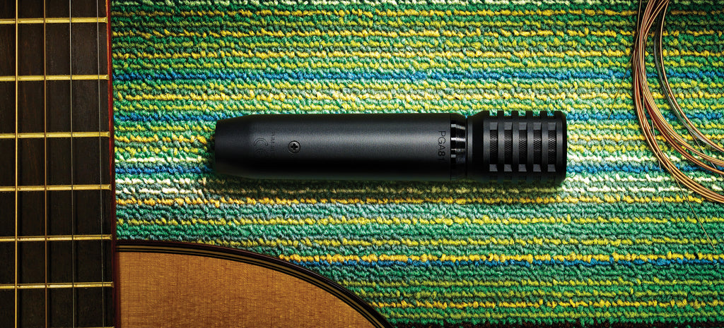 Shure PGA81 Cardioid Condenser Instrument Microphone for Acoustic Performance & Recording