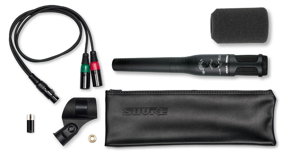Shure VP88 Professional Condenser MS Stereo Microphone for Broadcast & Field Recording