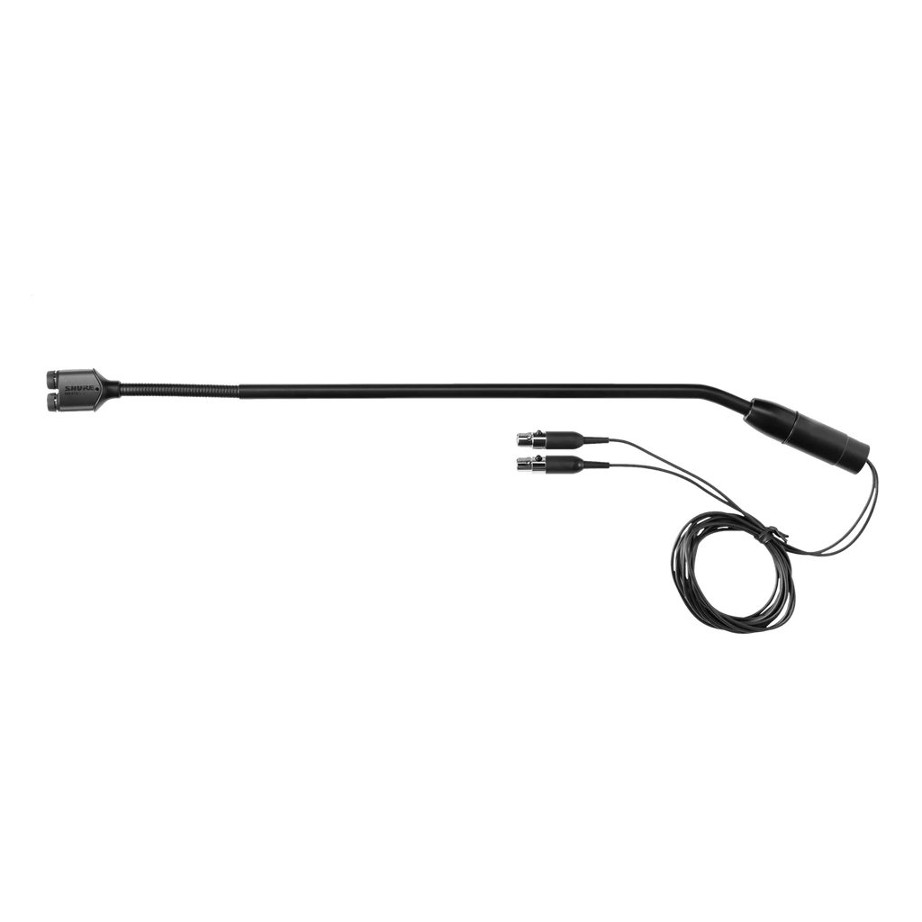 Shure MX415DUAL Professional Dual Capsule Gooseneck Microphone Redundant Audio