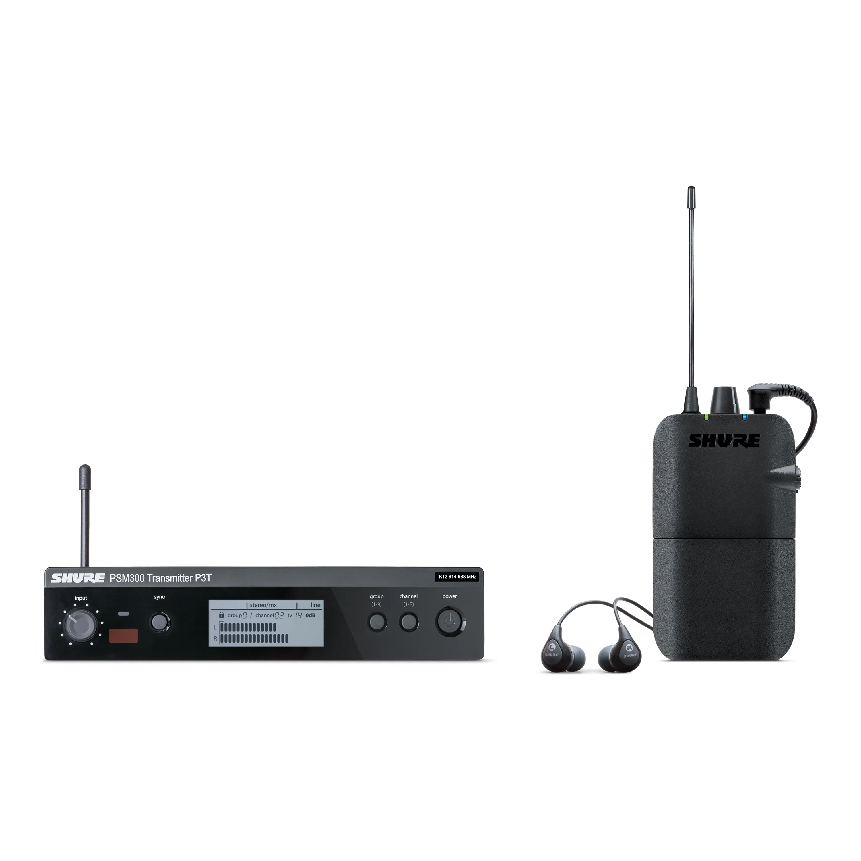 Shure PSM 300 Wireless In-Ear Personal Monitoring System for Performers