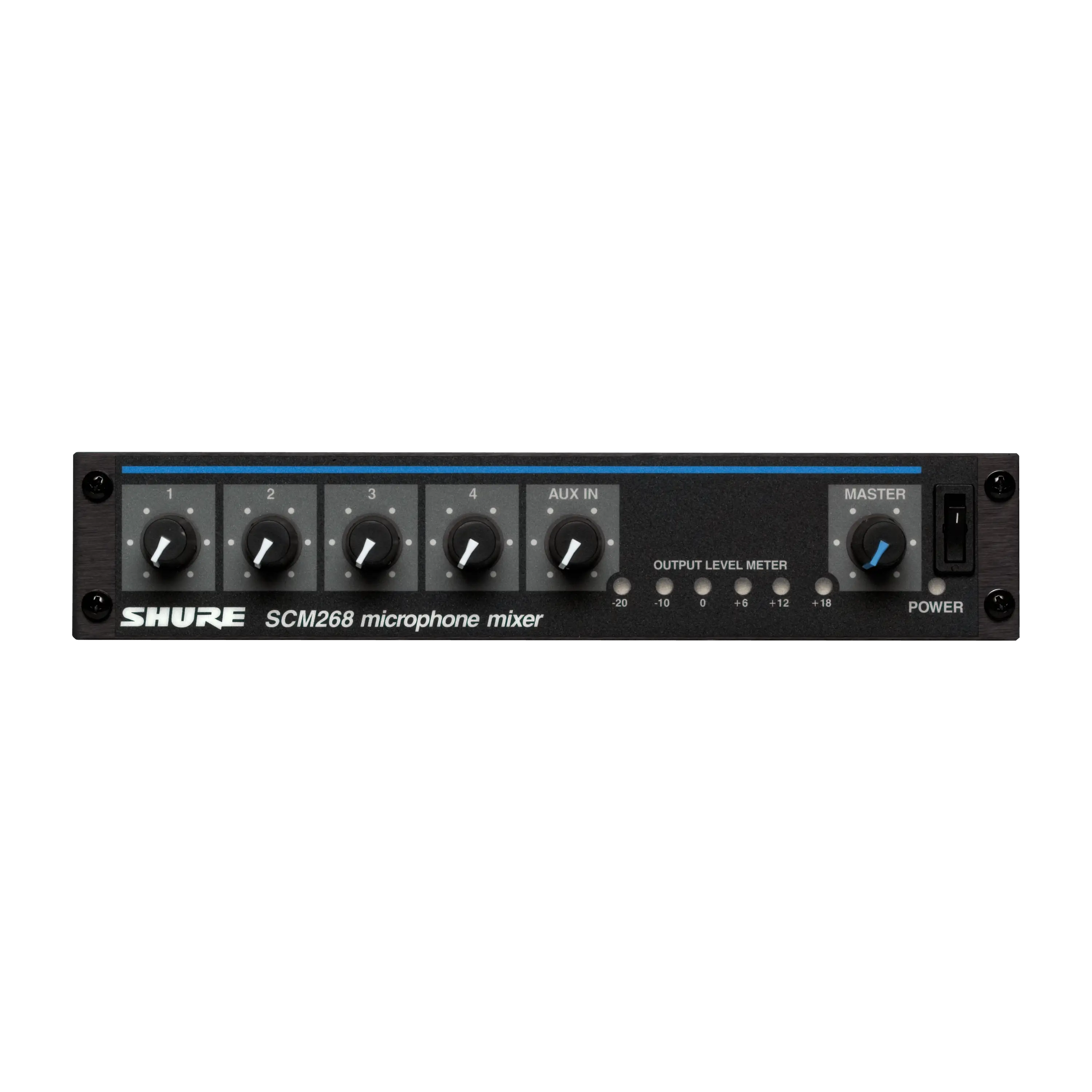 Shure SCM262 Compact Stereo Microphone Mixer with Phantom Power