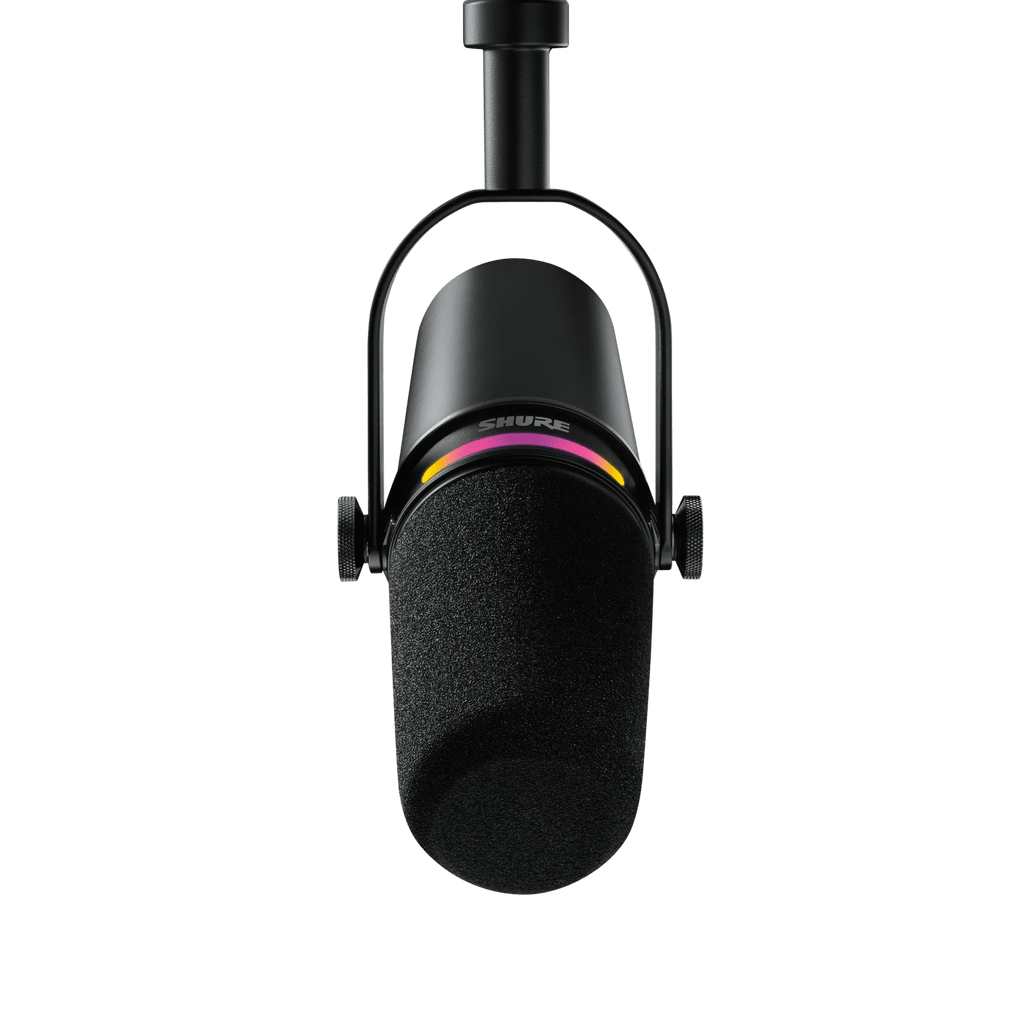 Shure MV7+ Hybrid USB/XLR Podcast Microphone with Customizable LED Panel