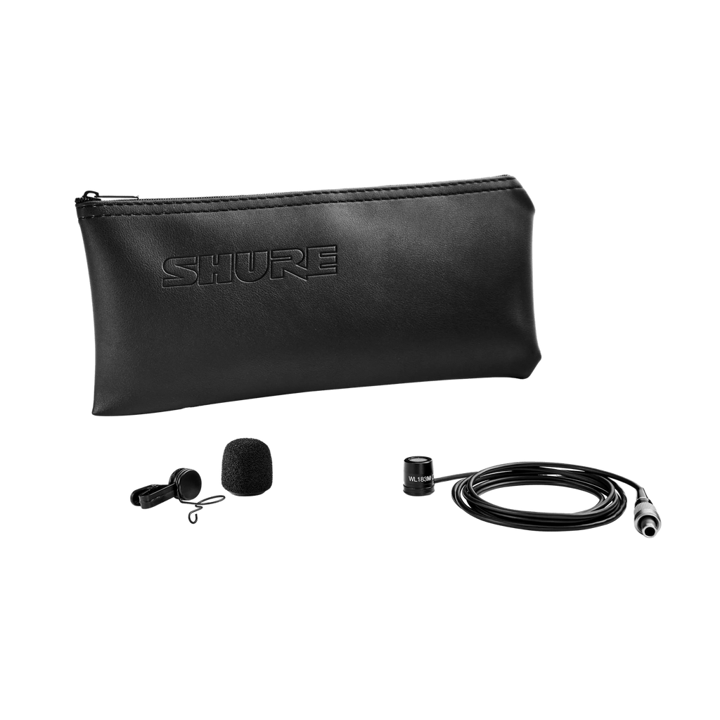 Shure WL183M Professional Low-Profile Omnidirectional Lavalier Microphone for Wireless Systems