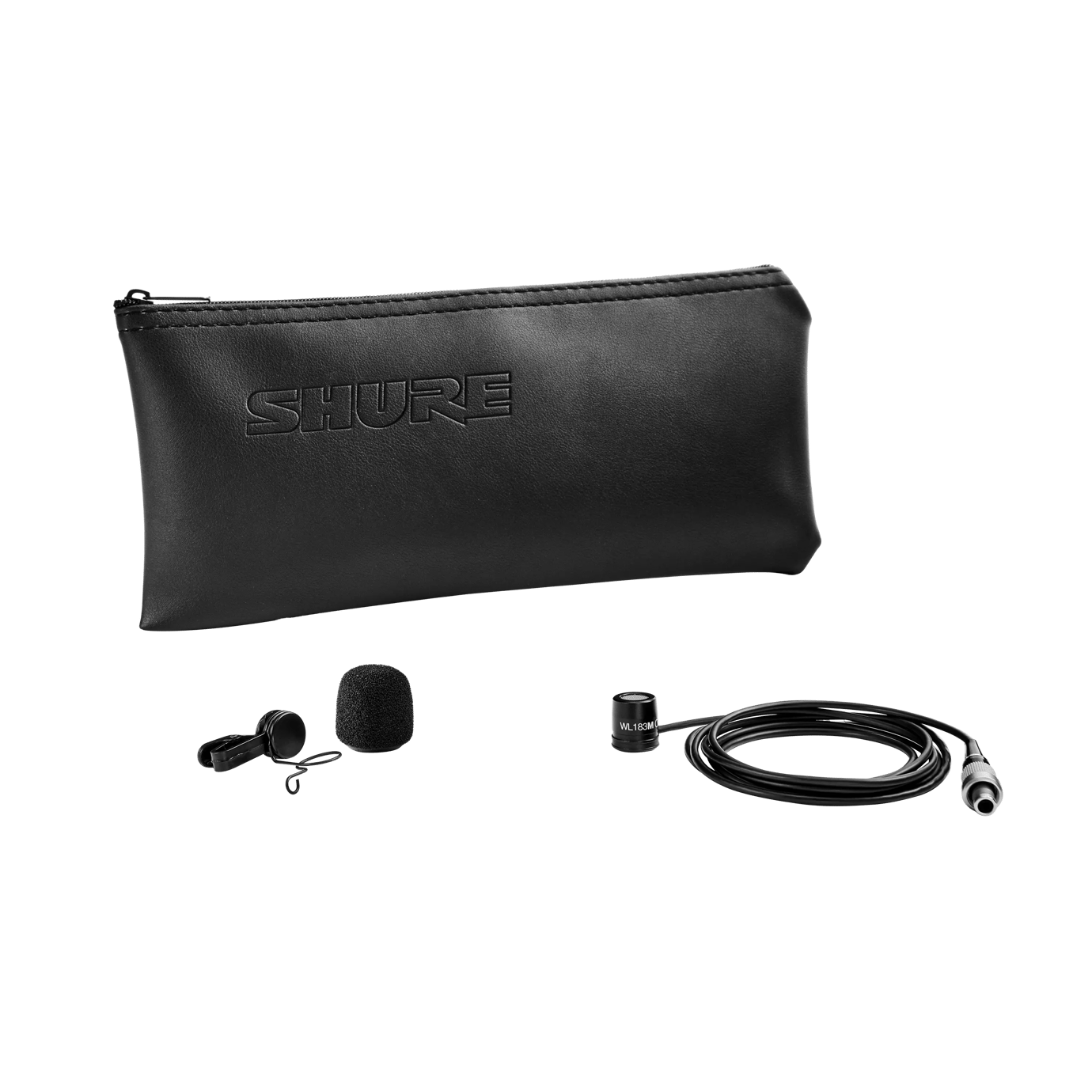 Shure WL183M Professional Low-Profile Omnidirectional Lavalier Microphone for Wireless Systems