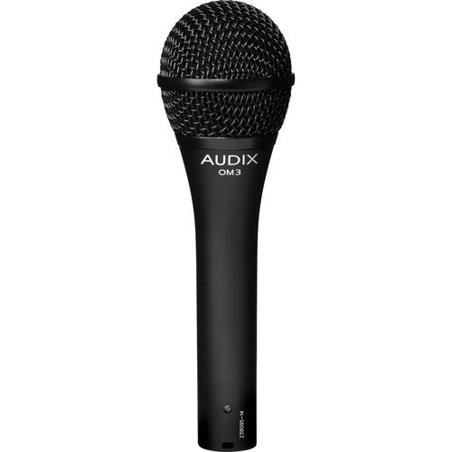 Audix OM3 Professional Hypercardioid Dynamic Vocal Microphone for Live Performances