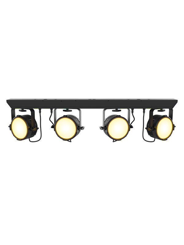 COLORdash PAR Bar 4 RGBAW-UV LED Wash Light with Barndoors & DMX Control