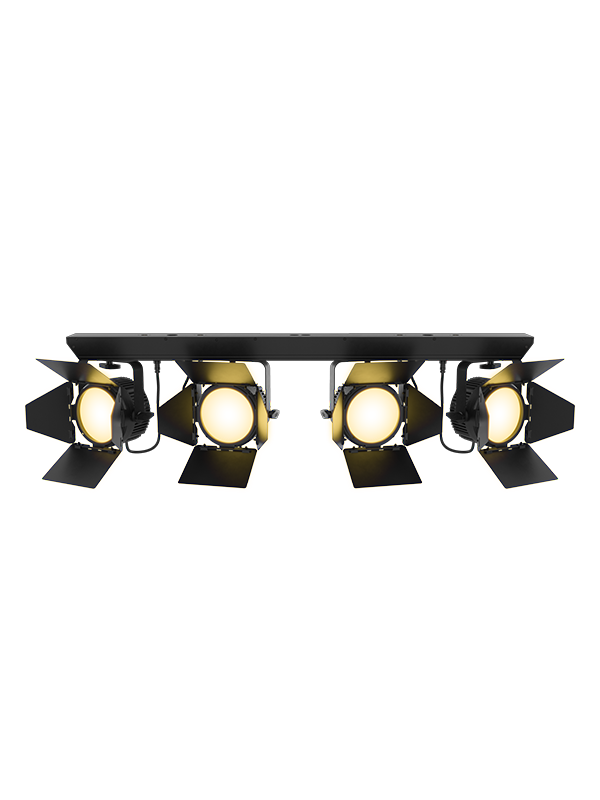 COLORdash PAR Bar 4 RGBAW-UV LED Wash Light with Barndoors & DMX Control