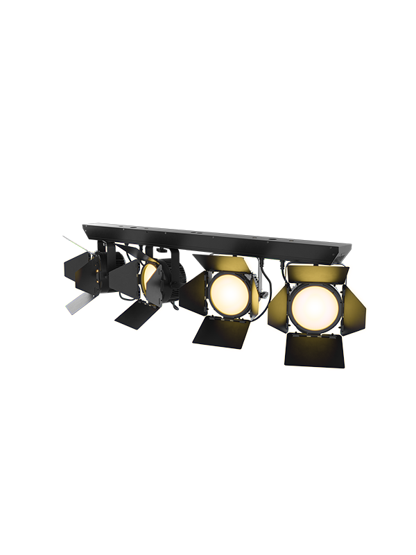 COLORdash PAR Bar 4 RGBAW-UV LED Wash Light with Barndoors & DMX Control