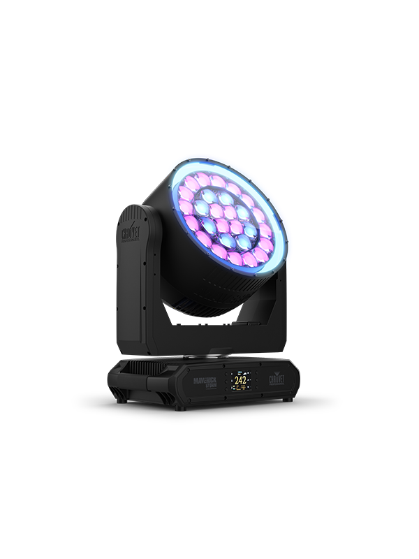 Maverick Storm 3 IP65 RGBW LED BeamWash Moving Head Fixture with Dual Zoom