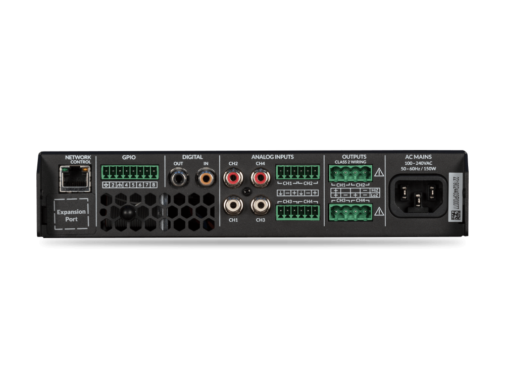 FBT MDA 4125 Professional Four Channel Digital Class D Power Amplifier