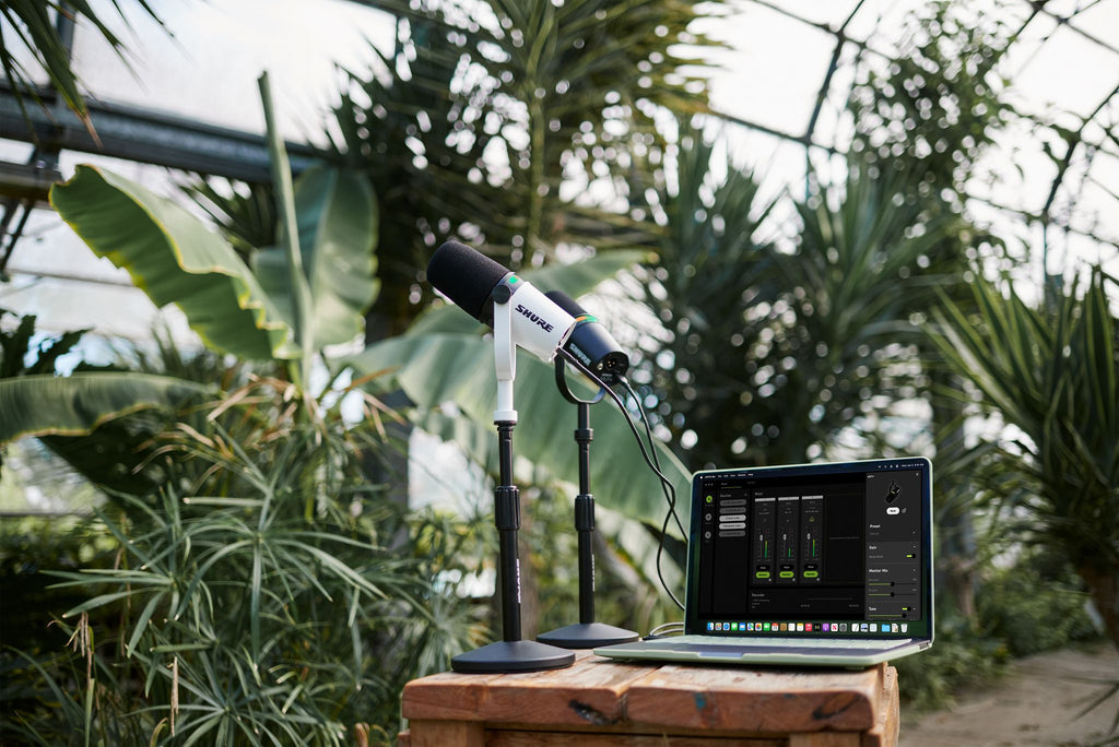 Shure MV7+ Hybrid USB/XLR Podcast Microphone with Enhanced Auto Level Mode