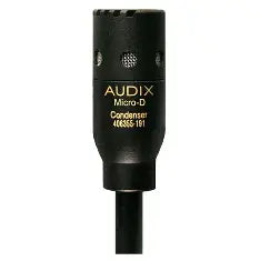Audix MicroD Miniature Hypercardioid Condenser Microphone for Drums and Percussion