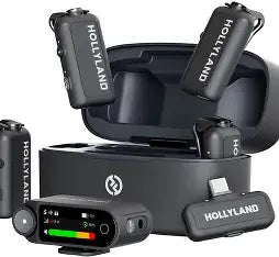 Hollyland LARK MAX 2 Wireless Lavalier Microphone with 32-bit Float
