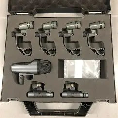 Sennheiser e 600 Series 7-Piece Professional Drum Microphone Kit Case
