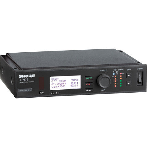 Shure ULX-D Digital Wireless Receiver: Advanced Single-Channel UHF System