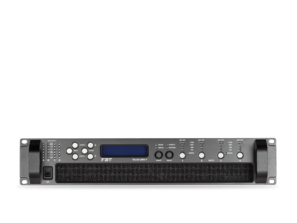 FBT TALOS 20K4 T 4-Channel High Power Digital Amplifier