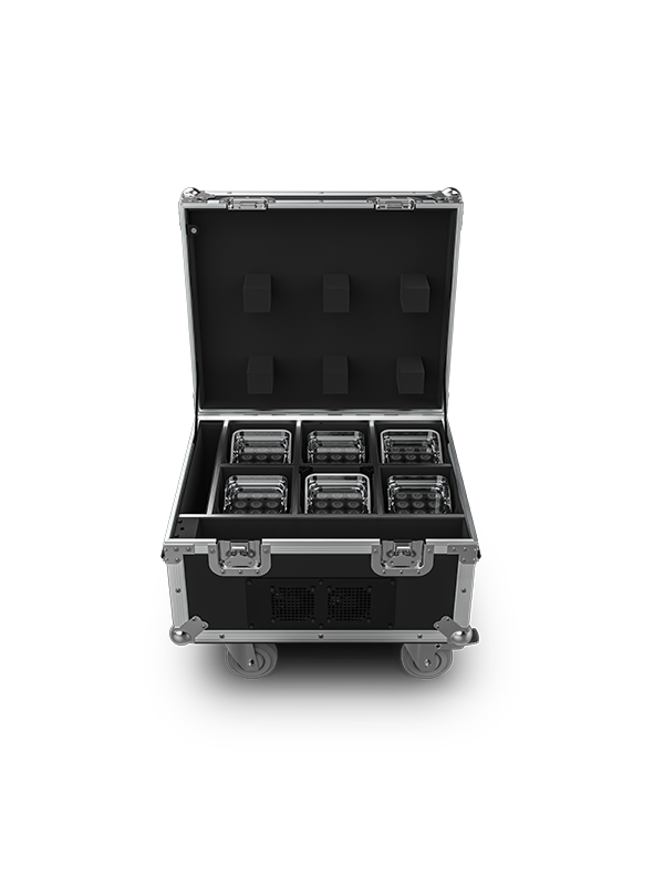 CHAUVET Professional WELL FIT X 6-Unit Wireless IP65 RGBWW Uplight Kit