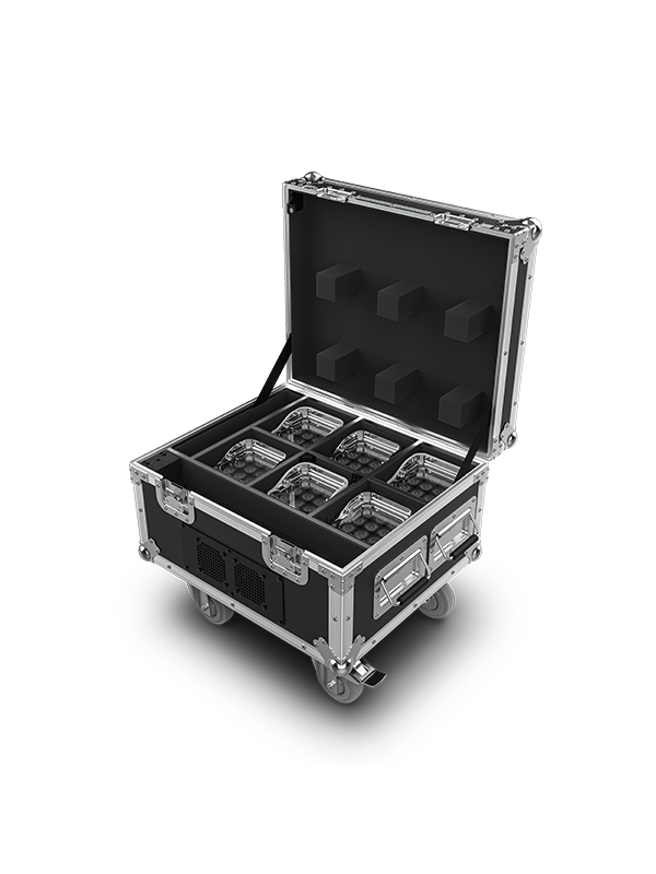 CHAUVET Professional WELL FIT X 6-Unit Wireless IP65 RGBWW Uplight Kit