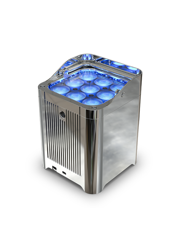 CHAUVET Professional WELL FIT X 6-Unit Wireless IP65 RGBWW Uplight Kit