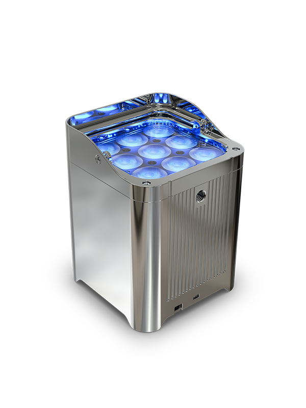 CHAUVET Professional WELL FIT X 6-Unit Wireless IP65 RGBWW Uplight Kit