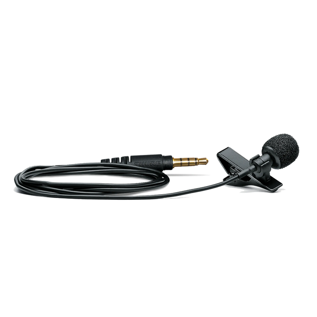 Shure MVL Omnidirectional Condenser Lavalier Microphone for Smartphones and Tablets