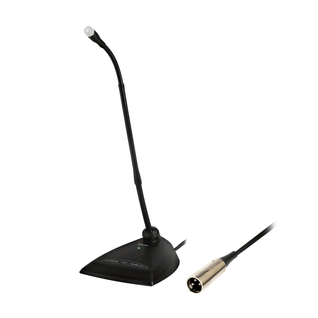 Shure MX412 Microflex Standard Gooseneck Condenser Microphone with Flexible Neck