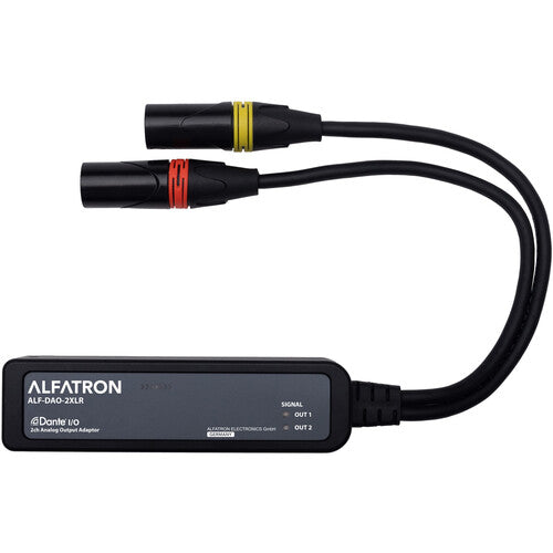 Alfatron ALF-DAO-2XLR Dante Two Channel Analog XLR Output Adapter