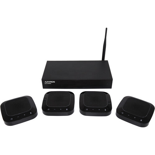 Alfatron WMP4 Wireless 2.4GHz Conference Microphone System with Controller