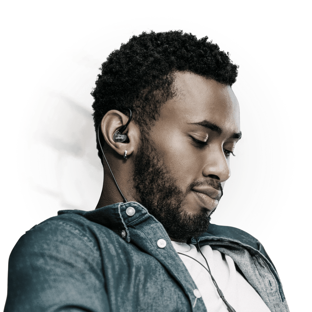Shure AONIC 4 Sound Isolating Hybrid Driver Wired Earphones - Detailed Audio