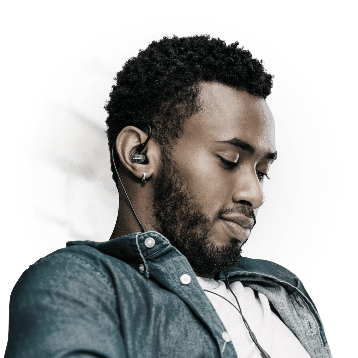 Shure AONIC 4 Sound Isolating Hybrid Driver Wired Earphones - Detailed Audio