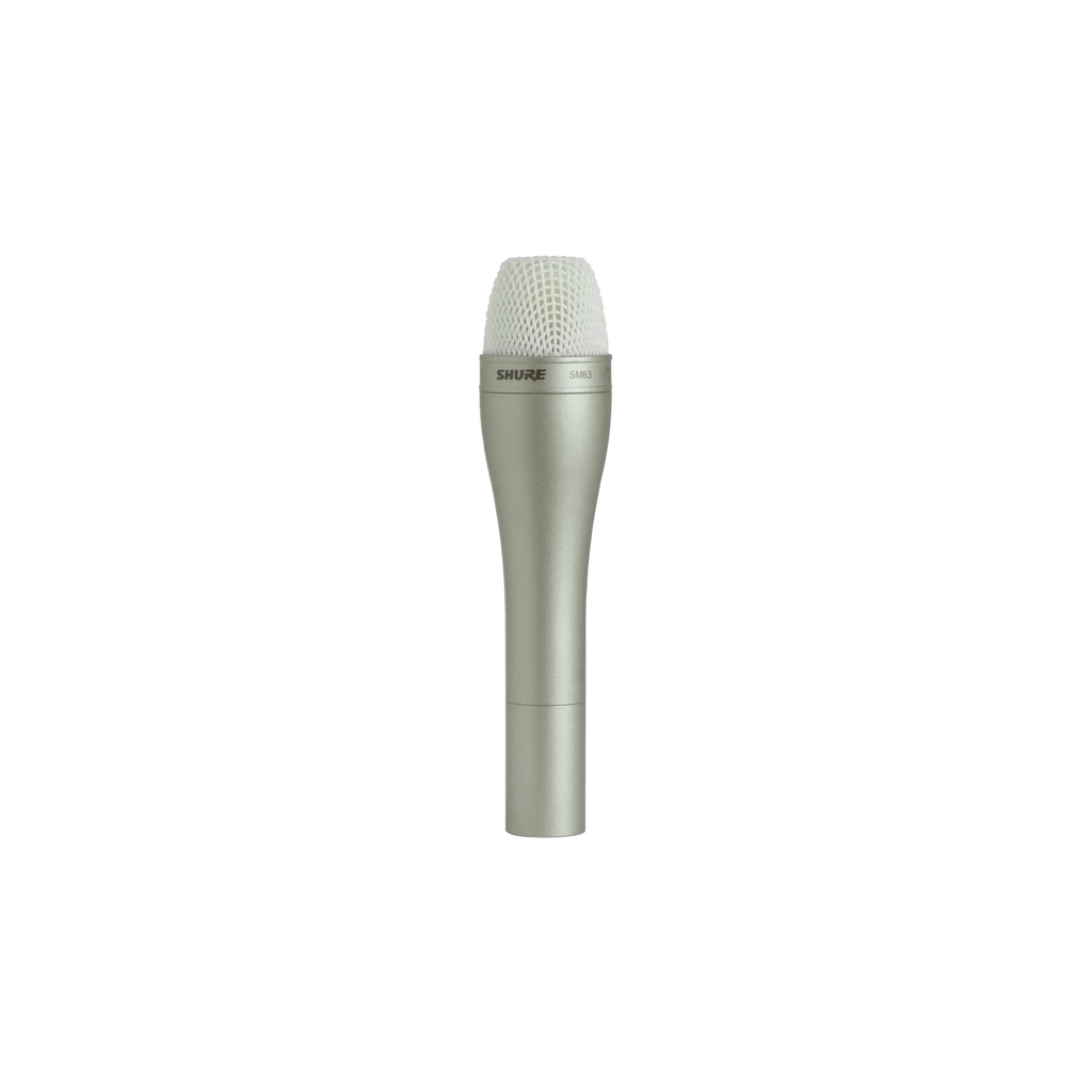Shure SM63 Omnidirectional Dynamic Microphone for Professional Broadcast & Interview Use