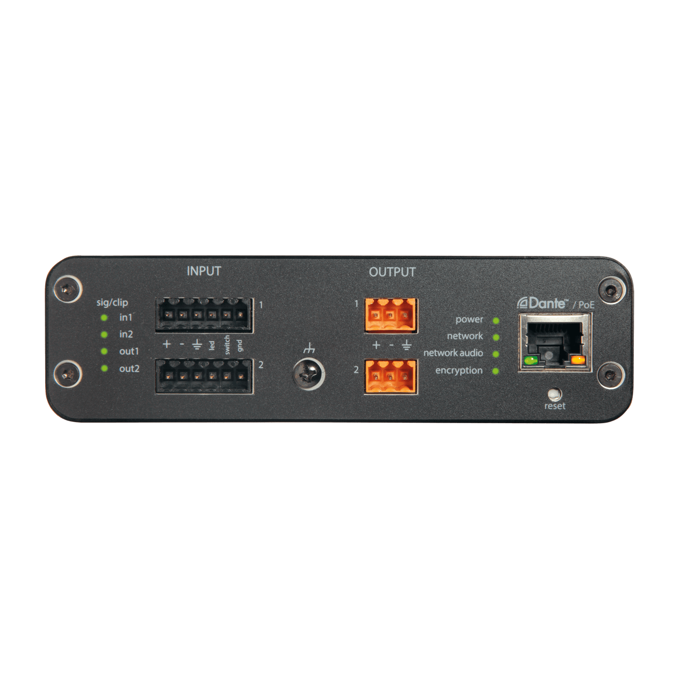Shure ANI22 Dante Audio Network Interface for Line/Mic Signals