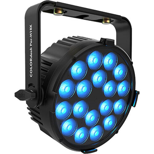 CHAUVET COLORdash PAR H18 XIP IP65 RGBWA-UV LED Outdoor Wash Light with 16-Bit Dimming