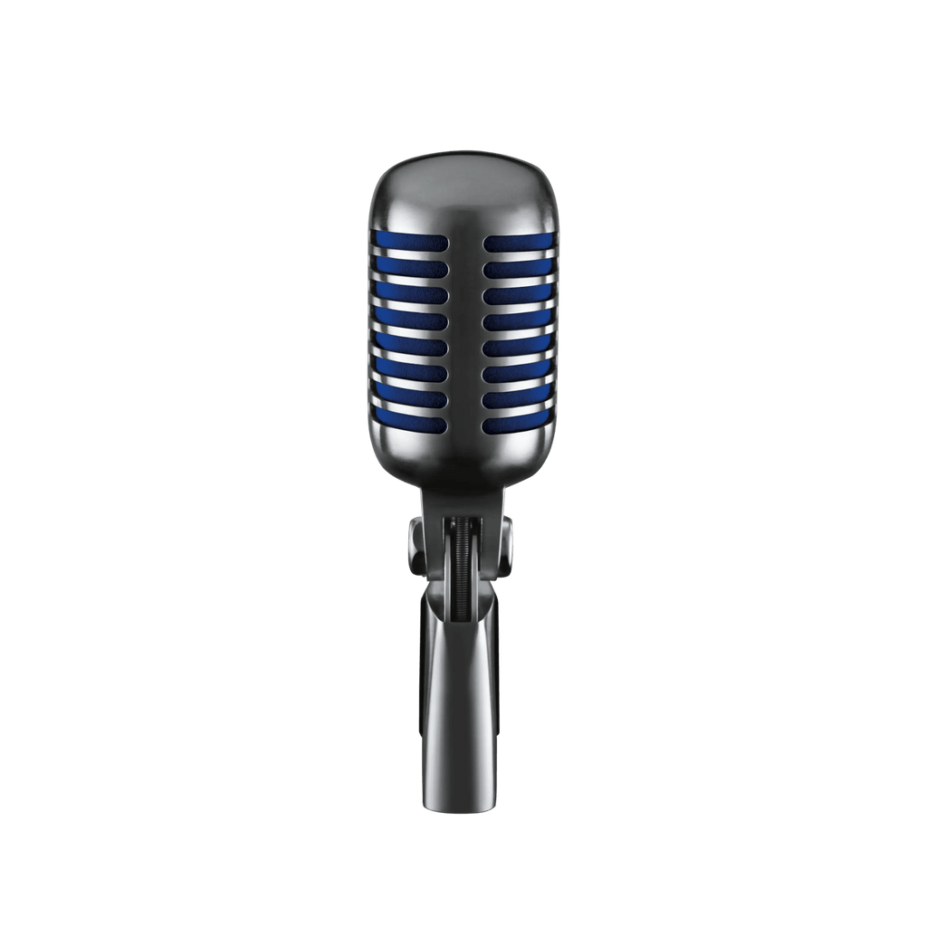 Shure Super 55 Deluxe Vintage Dynamic Vocal Microphone for Live Stage Performance