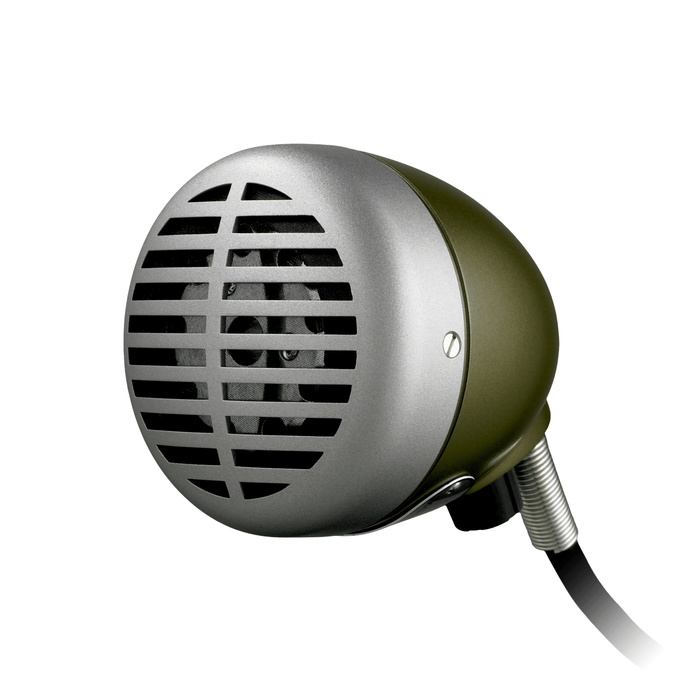 Shure 520DX "Green Bullet" Dynamic Harmonica Microphone with Volume Control